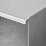 Form & Refine Taper Konsole & Schuhregal, 50 x 98 cm, Edelstahl, extrabild