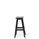 Form & Refine Angle barstol, 65 cm, svartbetsad bok
