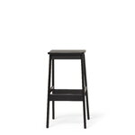 Form & Refine Angle bar stool, 75 cm, black stained beech