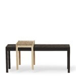 Form & Refine Lightweight bench, black-stained oak