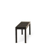 Form & Refine Lightweight bench, black-stained oak