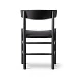 Fredericia J39 Mogensen chair, black lacquered beech - black canvas, extra image
