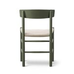 Fredericia J39 Mogensen chair, khaki green beech - natural canvas, extra image
