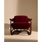 GUBI Fauteuil lounge Poltrona Tria, rotin foncé - Fustagno 006, image extra