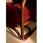 GUBI Fauteuil lounge Poltrona Tria, rotin foncé - Fustagno 006, image extra