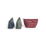 HAY Grid pouch, small, burgundy, extra image