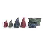 HAY Grid pouch, small, burgundy, extra image