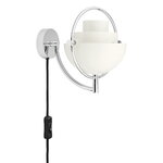 GUBI Multi-Lite wall lamp, chrome - white semi-matt, extra image