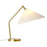 GUBI Gräshoppa table lamp, brass - canvas, extra image