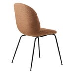 GUBI Beetle chair, full.upholst.,conic matt black, Around boucle 032