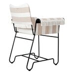 GUBI Tropique chair with fringes, classic black - Leslie Stripe 40