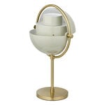GUBI Lampada da tavolo portatile Multi-lite, ottone - grigio pastello, immagine extra