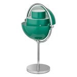 GUBI Lampada da tavolo portatile Multi-lite, cromo - verde petrolio, immagine extra