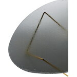 GUBI Pedrera coffee table, brass - smoke structured glass, extra image