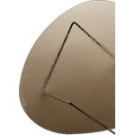 GUBI Pedrera coffee table, chrome - bronze structured glass, extra image