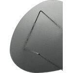GUBI Pedrera coffee table, chrome - smoke structured glass, extra image