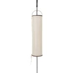 GUBI Silk Lantern seinävalaisin, luonnonvalkoinen silkki - mattamusta, näkymä 5