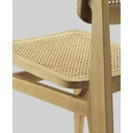 GUBI Sedia C-Chair, rattan - rovere oliato