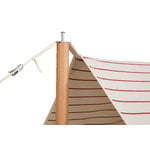 HAY Outdoor Market canopy, beige - red stripe, extra image