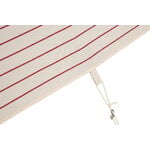 HAY Outdoor Market canopy, beige - red stripe, extra image