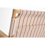 HAY Outdoor Market sofá plegable, beige - raya roja, imagen extra