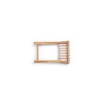 HAY Outdoor Market folding stool, beige - red stripe, extra image