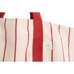 HAY Outdoor Market picnic bag, beige - red stripe, extra image