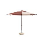 HAY Terrazza parasol, hexagon, off-white - burgundy, extra image