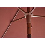 HAY Terrazza parasol, square, burgundy - off-white, extra image