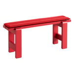 HAY Weekday sittdyna för bänk, 111 x 23 cm, röd