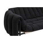 Hem Puffy 2,5 seater sofa, anthracite - black grey steel