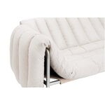 Hem Puffy 2,5-Sitzer Sofa, natur - Edelstahl