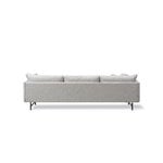 Fredericia Calmo 80 sofa, 3-seater, Ruskin 10 - black steel, extra image