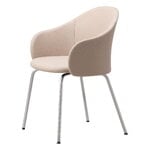 Fredericia Gomo armchair, brushed stainless steel - Blazer Fairfield, view 3