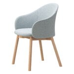 Fredericia Gomo armchair, wood base, lacquered oak - Mylla 811, view 2