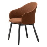 Fredericia Gomo armchair, wood base, black lacquered oak - Myr 362, view 2