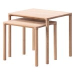 Fredericia Tavolino Piloti Wood, 46,5 x 39 x 41 cm, rovere oliato chiaro, vista 2