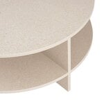 Muuto Halves coffee table, light taupe terrazzo, view 3