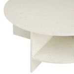 Muuto Halves coffee table, off-white terrazzo, view 3