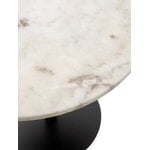 MENU Harbour Column ruokapöytä, 105 cm, musta jalka - Estremoz marmor