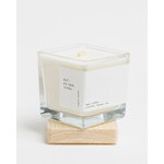 Hetkinen Veggie wax candle square, Happy Holidays