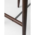 Massproductions Icha bar stool, 65 cm, walnut stained beech