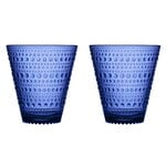 Iittala Kastehelmi glas 30 cl, 2-pack, ultramarinblå