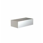 Frost Nova2 tissue box, brushed steel