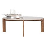 Asplund Iris coffee table, large, American walnut - Jura limestone, extra image