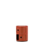 Kartell Componibili storage unit, 2 modules, orange, extra image