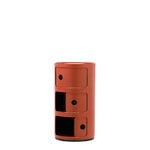 Kartell Componibili storage unit, 3 modules, orange, extra image