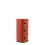 Kartell Componibili storage unit, 3 modules, orange, extra image