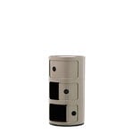 Kartell Componibili storage unit, 3 modules, taupe, extra image