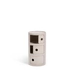 Kartell Componibili Bio storage unit, cream